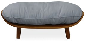 Cama Pet Costela para Cães e Gatos Almofadada Suede Cinza Grafite
