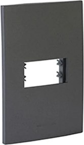 Placa Suporte Plástico Grafite 4x2 Inova Pro