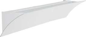 Arandela Led Alumínio Branco 12w 1200lm 3000k Luce