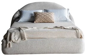 Cama King Size Aurora Cabeceira Base Bouclé Italy - 77615 Sun House