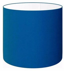 Cúpula Abajur Cilíndrica Cp-8005 Ø18x18cm Azul Marinho