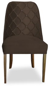 Cadeira de Jantar Dublin Suede Marrom