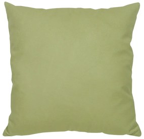 Capa de Almofada Olimpya em Suede Tons Verde Fendi - Liso Verde - 50x50cm