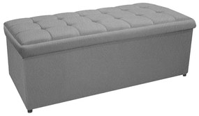 Calçadeira Copenhague 160 cm Queen Size Suede Cinza - ADJ Decor