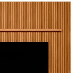 Painel Ripado para TV 75 Pol. com Bancada 258cm Prime Plus L06 Nature/