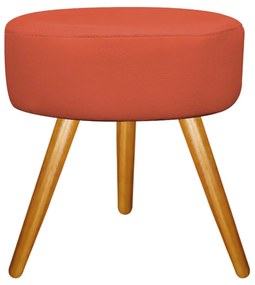 Kit 02 Puffs Sofia Palito Mel Suede Terracota - ADJ Decor