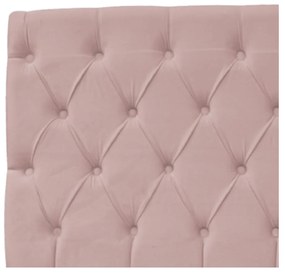 Cabeceira Estofada Liverpool 140 cm Casal Suede Rosê - ADJ Decor
