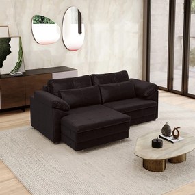 Sofá Retrátil Elétrico Sala de Estar Nolan Bipartido 175cm Conforto Premium em Couro Wine Vinho G58 - Gran Belo