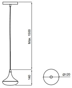 Pendente Movement Ø12X14Cm 1Xg9 Por Waldir Junior - Usina 51035/1 (BT - Branco Texturizado)