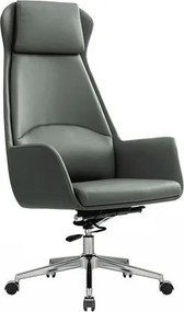 Cadeira Office Atlanta Presidente Cinza