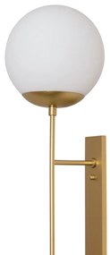 Arandela Trombone 20X40X72,2Cm 1Xe27 Alumínio E Globo Ø20Cm | Usina 25... (FN-F - Fendi Fosco, FOSCO)