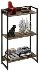 Estante Livreiro Dynamica Industrial 60cm 3 Prateleiras C08 Carvalho D