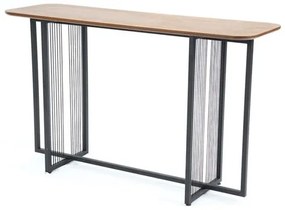 Aparador Valerie Tampo Pinhão Estrutura Ferro Preto 140cm - 69723 Sun House