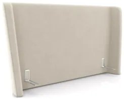 Cabeceira Cama Box Queen 160cm Nicea Z37 Veludo Bege - Mpozenato