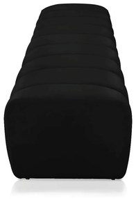 Calçadeira Olivia Casal 140 cm Veludo - D'Rossi - Preto