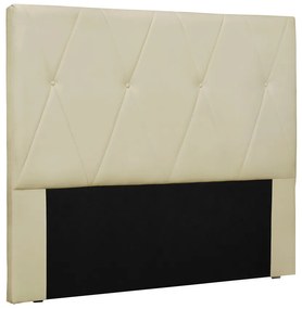 Cabeceira Cama Box Casal 140 cm Aquilla Veludo S04 - D'Rossi - Bege