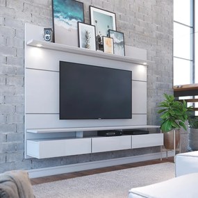 Home Suspenso Decorativo 218cm Callie Branco Acetinado G29 - Gran Belo