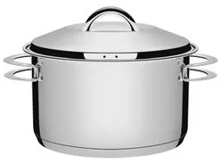 Caçarola Tramontina Solar Funda em Aço Inox Fundo Triplo com Tampa e Alças 20 cm 3,6 L