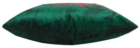 Capa de Almofada Natalina de Suede em Tons Verde 45x45cm - ANT-0105 - Somente Capa