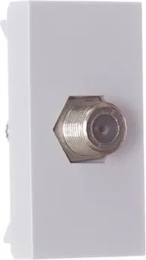 Módulo Tomada Para Antena De Tv Branco Orion