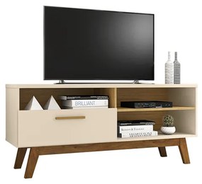 Rack Paládio Off White Cinamomo - Bechara Móveis