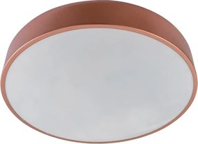 Plafon De Sobrepor Aluminio 29Cm Victoria - COBRE ESCOVADO