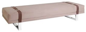 Recamier Gregory Base Aço Design Contemporâneo