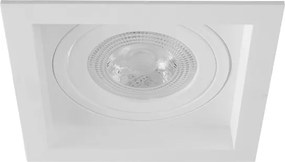 Plafon De Embutir Plastico 13x13cm