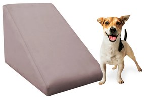 Rampa Pet Almofadada Veludo Cores para Cachorros e Gatos Rampinha Pet - Crepe