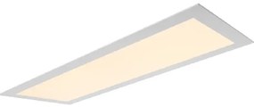 Plafon Led Embutir Retangular Branco 48W Irc80 Yamamura - LED BRANCO QUENTE (3000K)