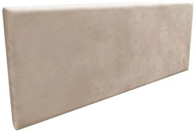 Cabeceira Painel Clean para Cama Box Casal 140 cm Suede M11- D'Rossi - Bege