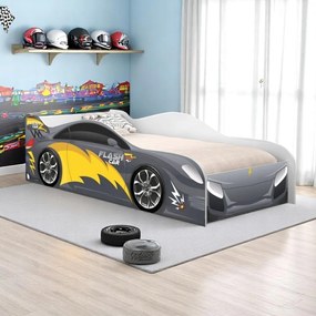 Mini Cama Infantil 157,5x72,5cm com Proteção Lateral Personagens K02 - D'Rossi - CARRO CHUMBO