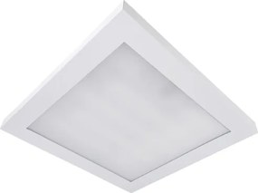 Plafon Led Sobrepor Quadrado Branco 54W 6500K Londres