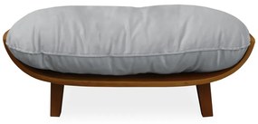 Cama Pet Costela para Cães e Gatos Almofadada Suede Cinza