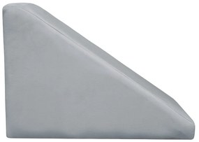 Rampa Pet Almofadada Veludo Cores para Cachorros e Gatos Rampinha Pet - Cinza
