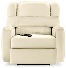 Poltrona do Papai Reclinável Kalie Controle Power Elétrico FH9 PU Bege