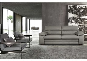 Sofá de Couro Talim - 225cm
