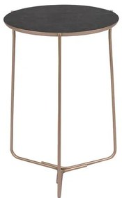 Mesa Lateral Essence Alta Mescla Preta Base Champagne - 78341 Sun House