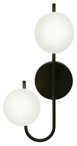 Arandela Ares Esquerda 19,4X11,4X40 Led 10W - Usina 19757/2E Led (BT - Branco Texturizado, 3000k, 110v)