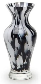 Vasinho 76 Multicor Preto e Branco Murano Cristais Cadoro