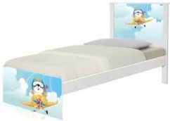 Cama Solteiro Infantil Para Colchão 188x88cm Aviador K06 - Mpozenato