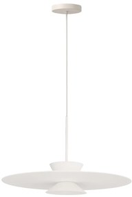 Pendente Tule Ø60X25Cm 1Xmr16 - Usina 25120/60 (BT - Branco Texturizado, Igual a Cor 1)