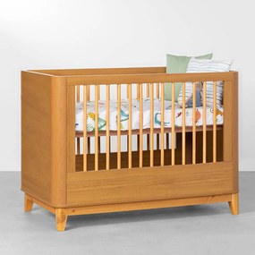 Berço Mini Cama Boom Plus 2 em 1 Square - Savana Fosco - Berço Mini Cama Boom Plus Square - Savana Fosco