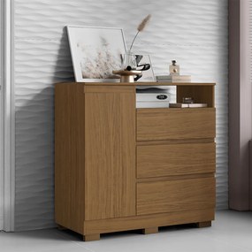 Cômoda Quarto com 1 Porta Sapateira 97cm Tayna Atacama A09 - D'Rossi