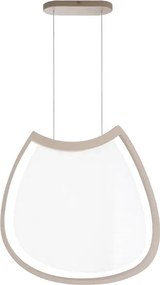 Pendente Led Macadâmia 3,6w 127v 2700k Almenara Plisê