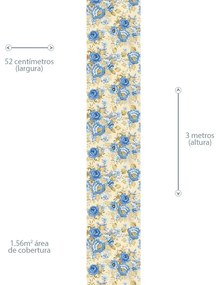 Papel de Parede Floral Desenho