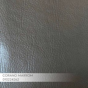 Poltrona do Papai Reclinável Elétrica com Massagem Magnum PU Sintético Marrom Fosco G23 - Gran Belo