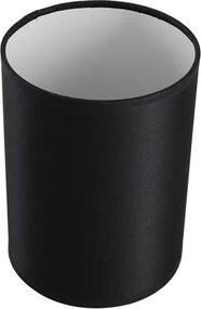 Cupula Cilindrica Preta 15Cm