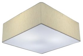 Plafon Quadrado Sobrepor Vivare Md-3000 Cúpula em Tecido 25x25x12cm - Bivolt