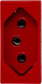 Módulo Tomada Quadrado Vermelho 20a Arteor